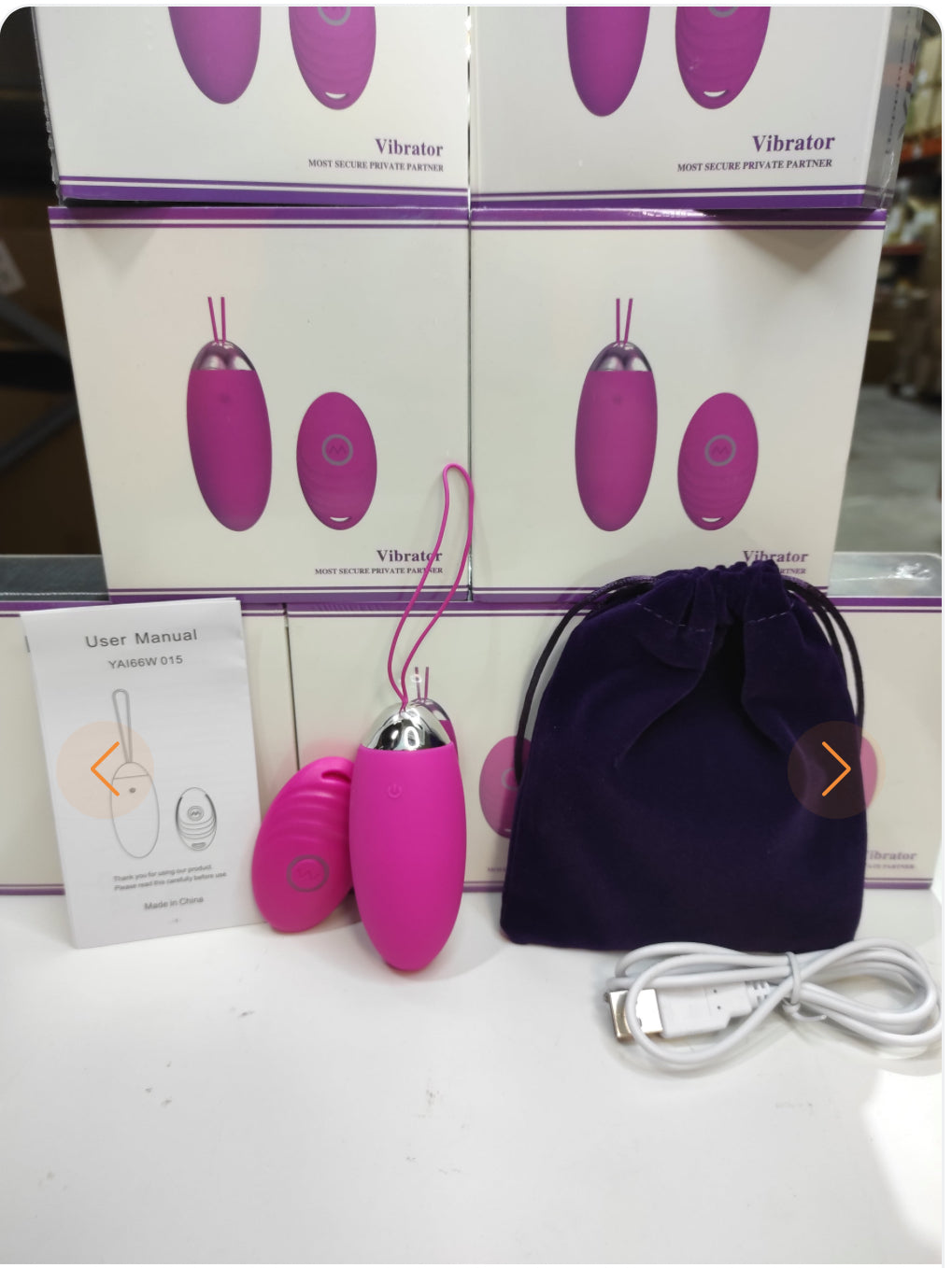 Wireless remote vibrator