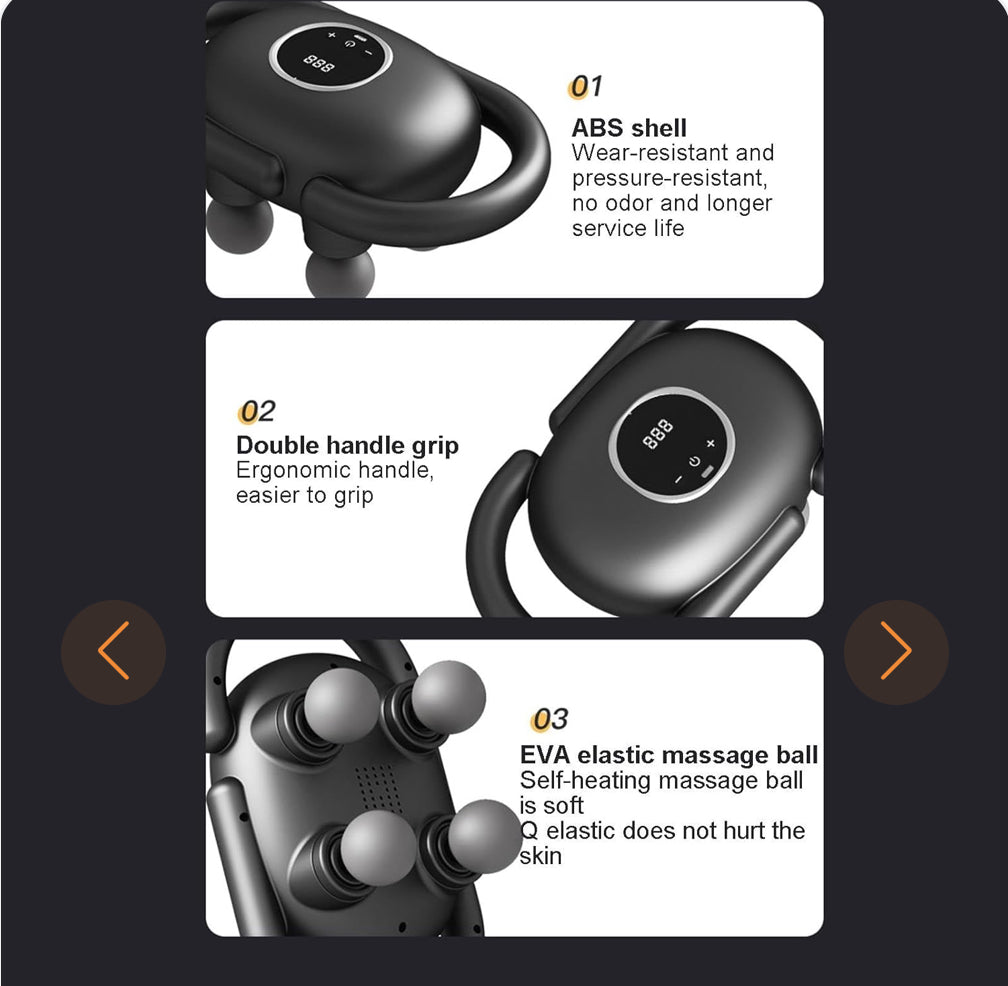 4-head muscle massager
