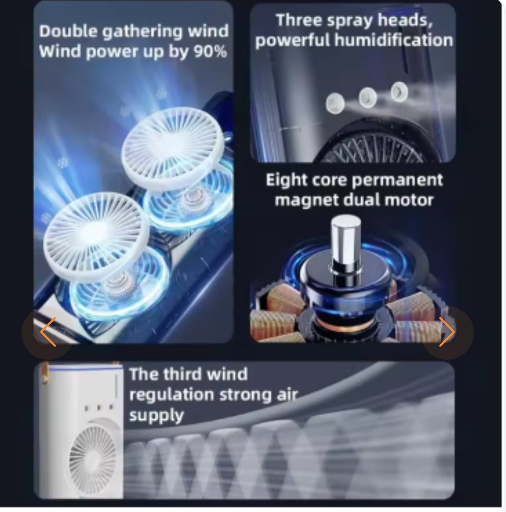 Portable evaporative air conditioner
