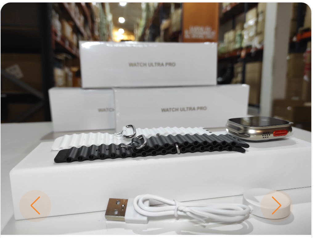 Ultra Pro Smartwatch with 2 straps