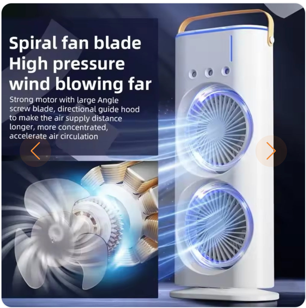 Portable evaporative air conditioner