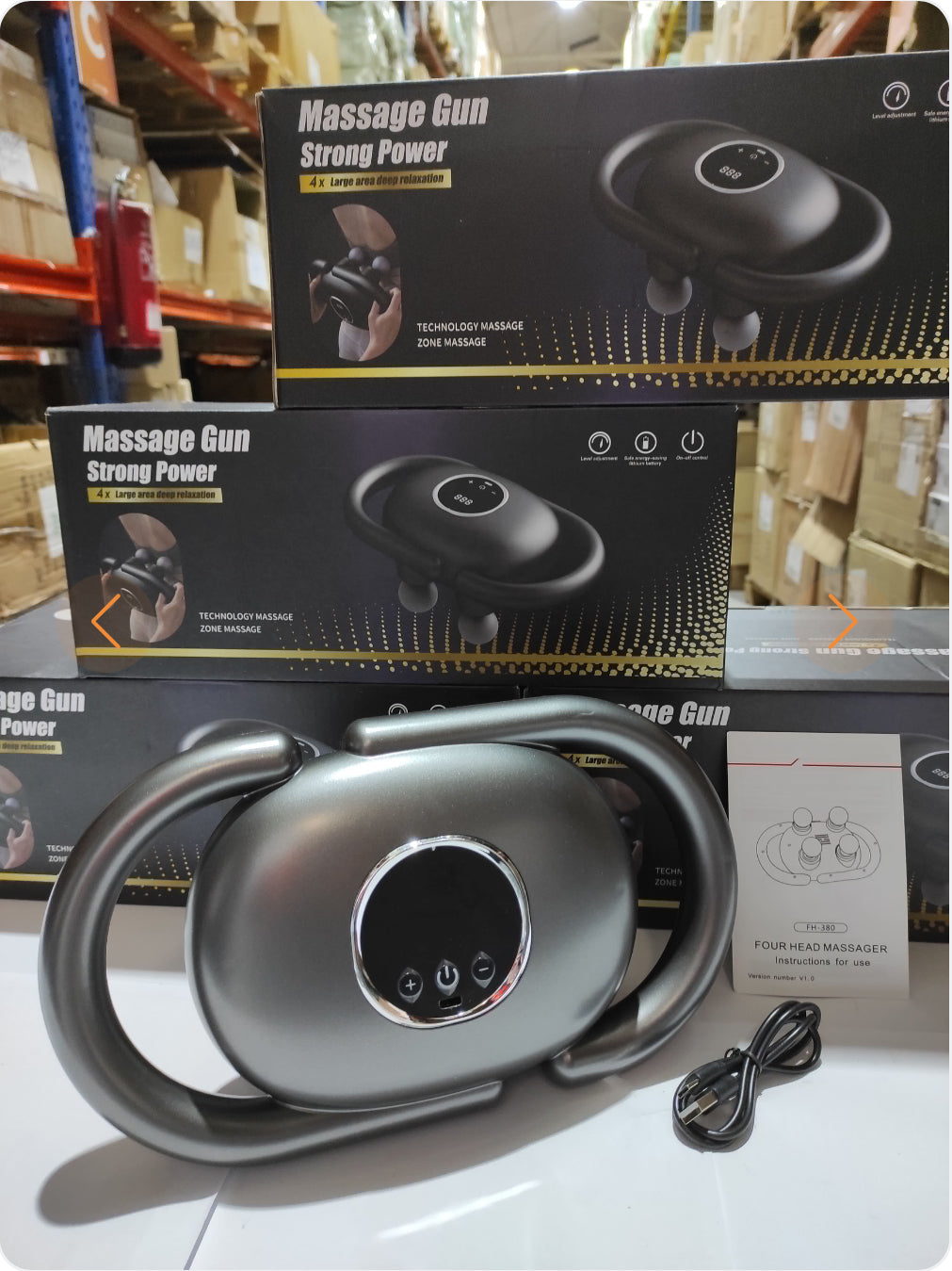 4-head muscle massager