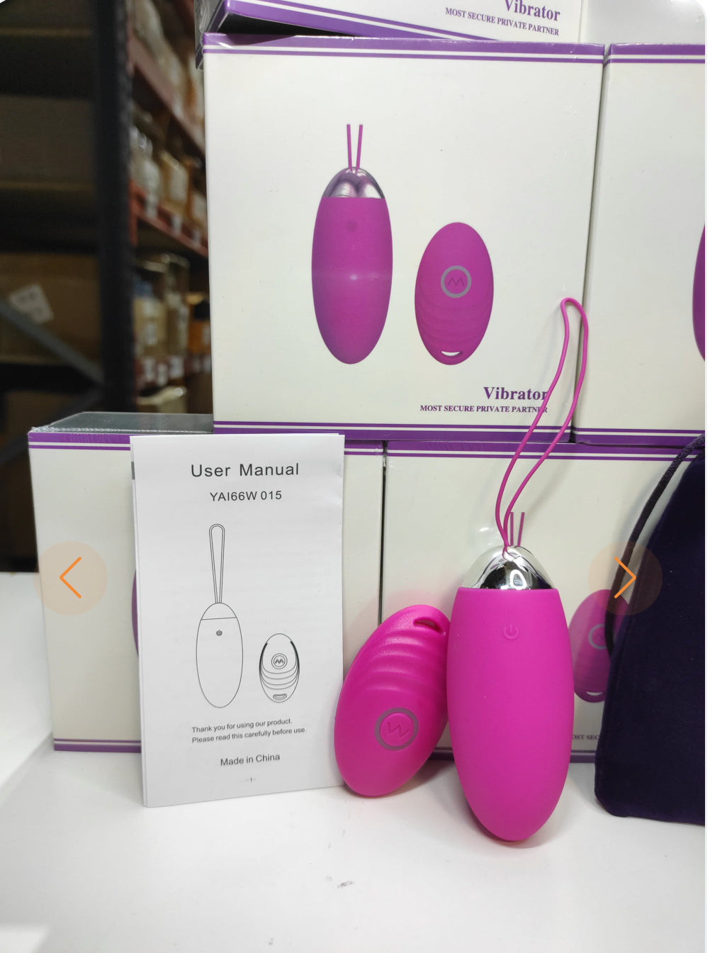 Wireless remote vibrator