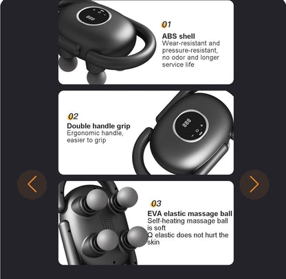 4-head muscle massager