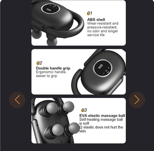 4-head muscle massager